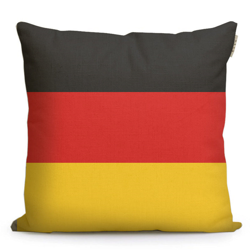 Weltflaggen-Kissen mit Füllung – Bild 11 | LuxeStyle