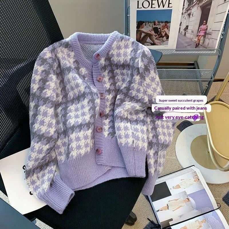 Kuscheliger Strickcardigan im Japan-Stil