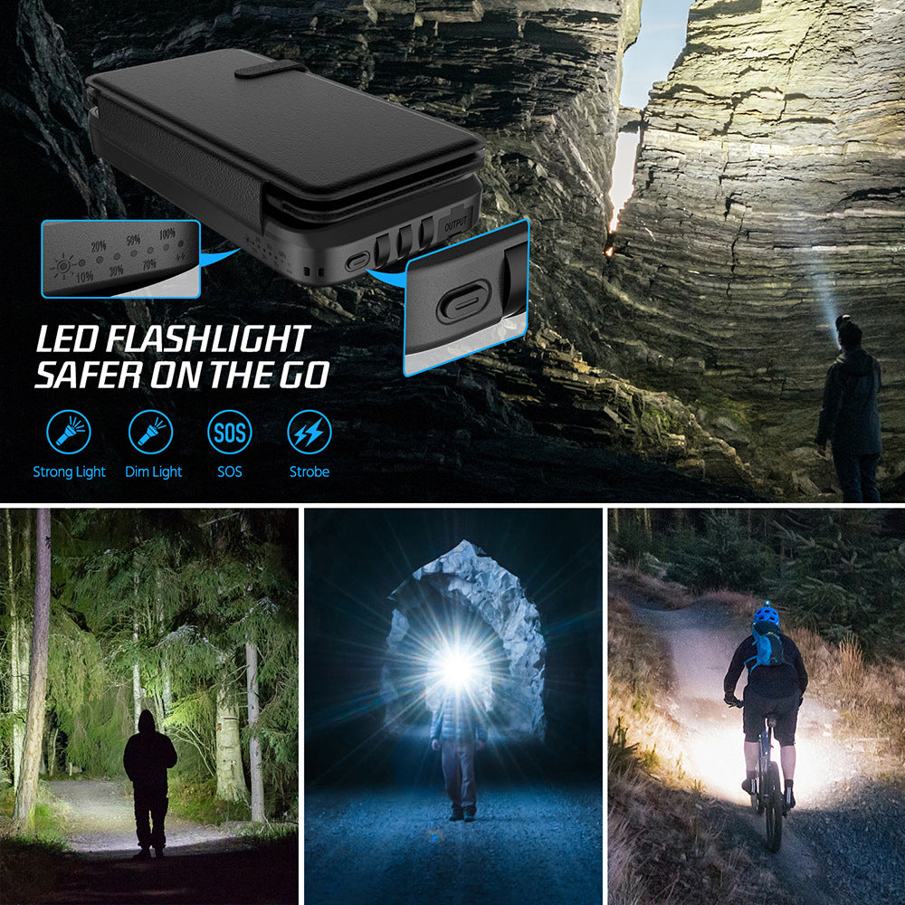 Outdoor Wireless Powerbank mit Kabel