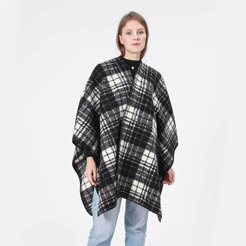 Schleier aus Imitationskaschmir mit Karomuster – Bild 7 | LuxeStyle