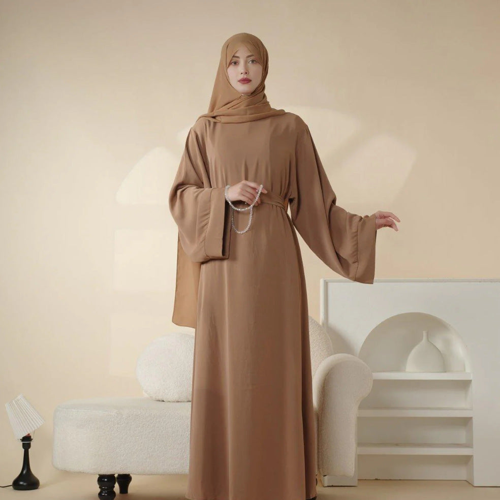 Einfarbiges Minimalistisch Kleid