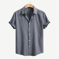 Herren Lappli-Stil Strandmode-Casual-Hemd