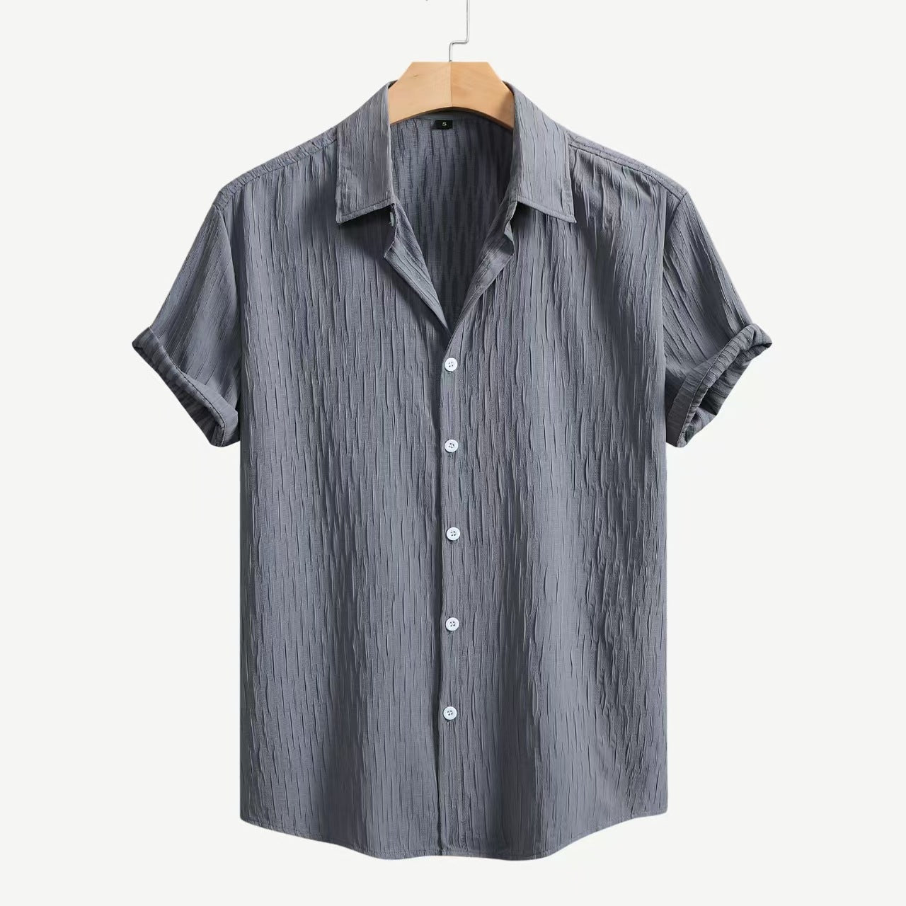 Herren Lappli-Stil Strandmode-Casual-Hemd