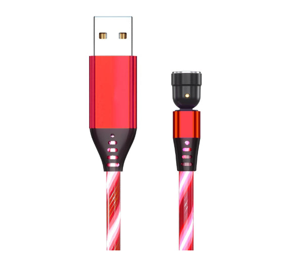 Magnetisches 3-in-1 Ladekabel mit LED-Licht