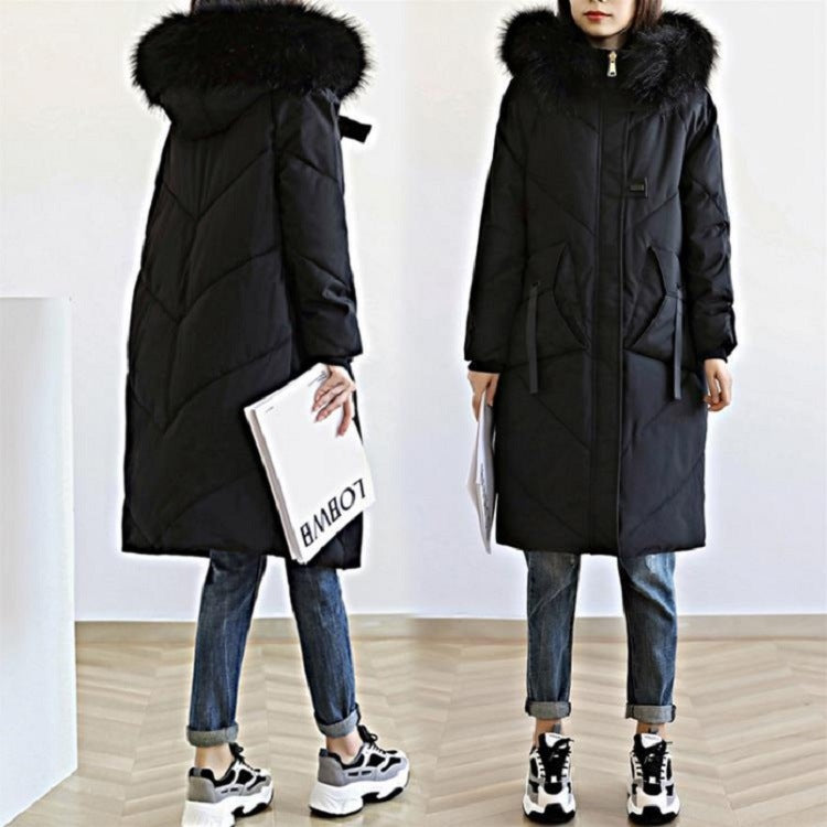 Gefütterter Wintermantel mit Fellkragen – Bild 3 | LuxeStyle