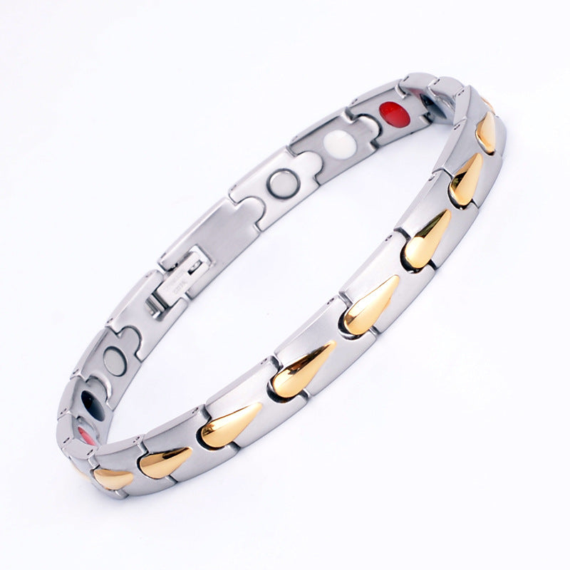 Magnetarmband aus Titan und Edelstahl | LuxeStyle