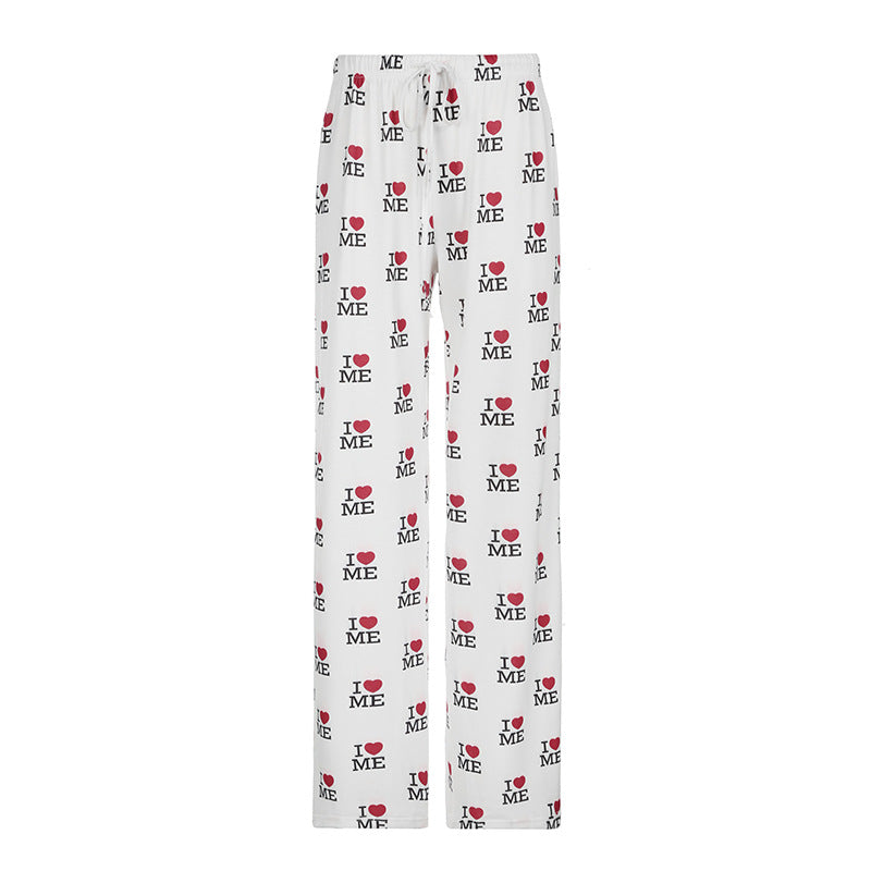 Leggings mit Print-Buchstaben