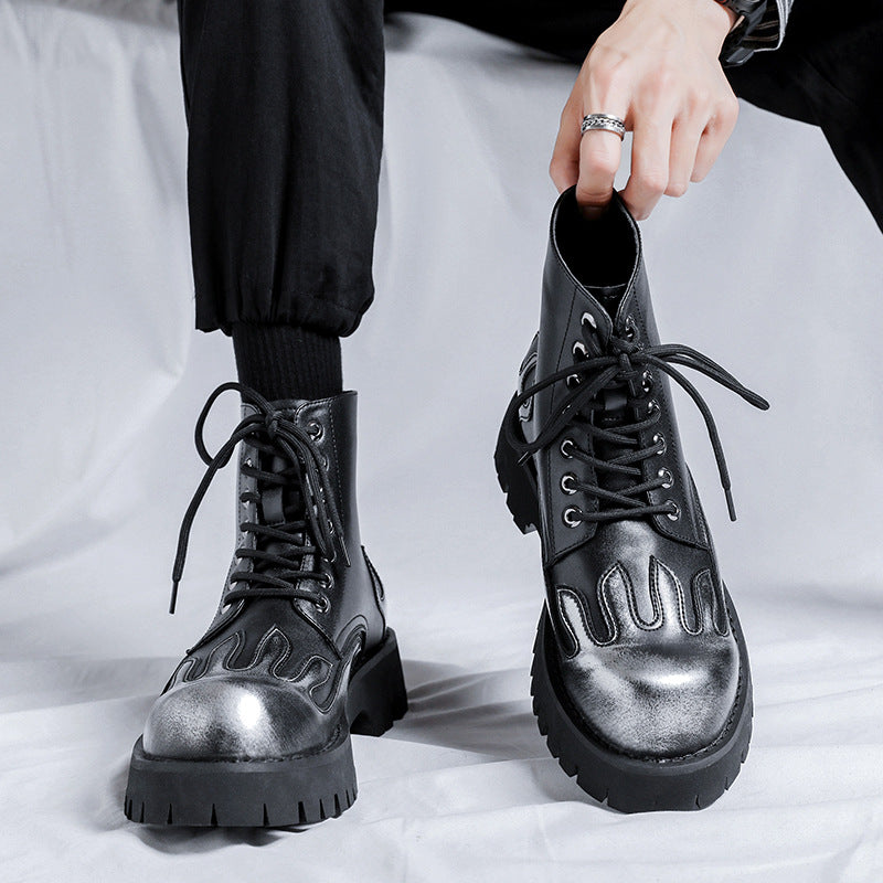 Worker-Boots mit Schnürung und leichter Erhöhung – Bild 3 | LuxeStyle