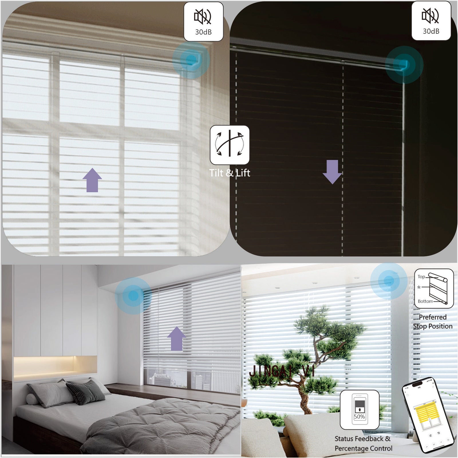 Smarte Solar-Jalousie mit Fernbedienung – Ansicht 8