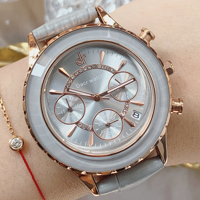 DACR Quarzuhr mit Kalenderanzeige | LuxeStyle