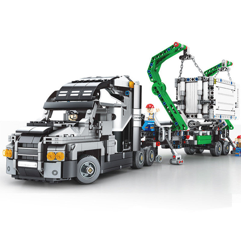 Baustein-Container-LKW – Mechanisches Bauspielzeug – Bild 5 | LuxeStyle