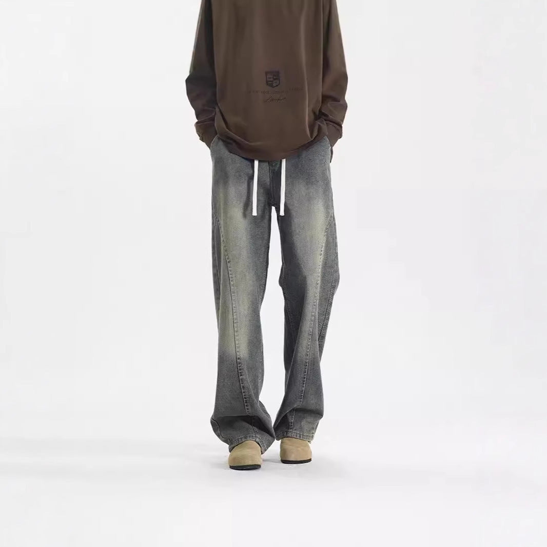 Vintage Distressed Scimitar Jeans für Herren