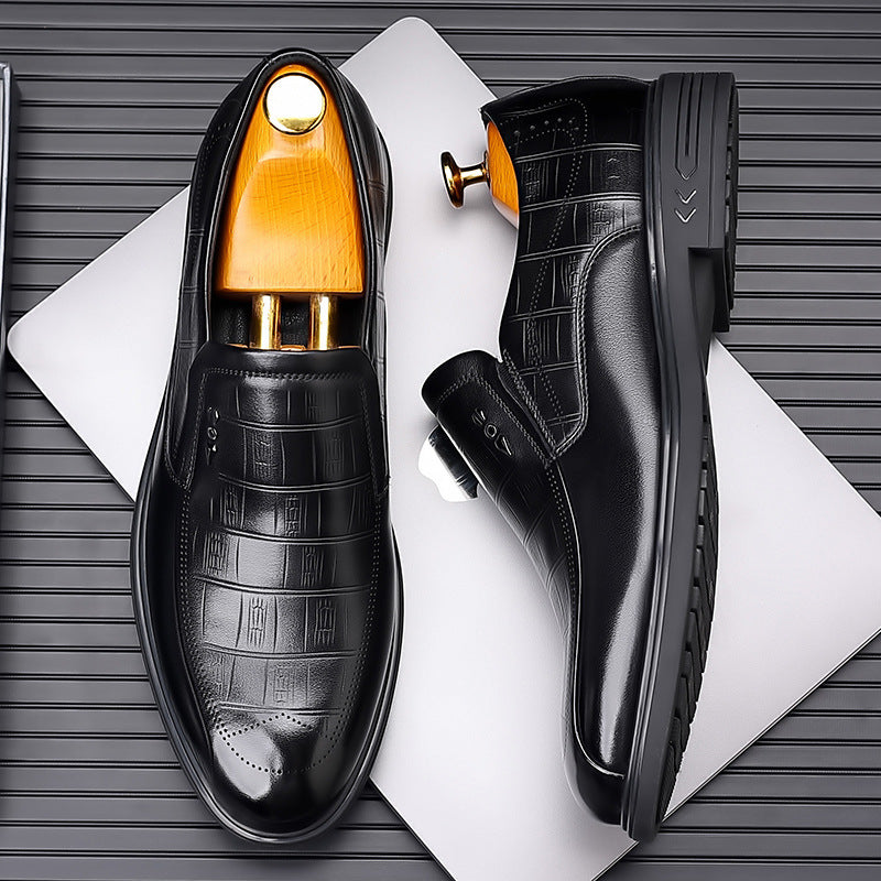 Business-Schuhe aus Echtleder mit spitzer Zehenkappe – Bild 5 | LuxeStyle