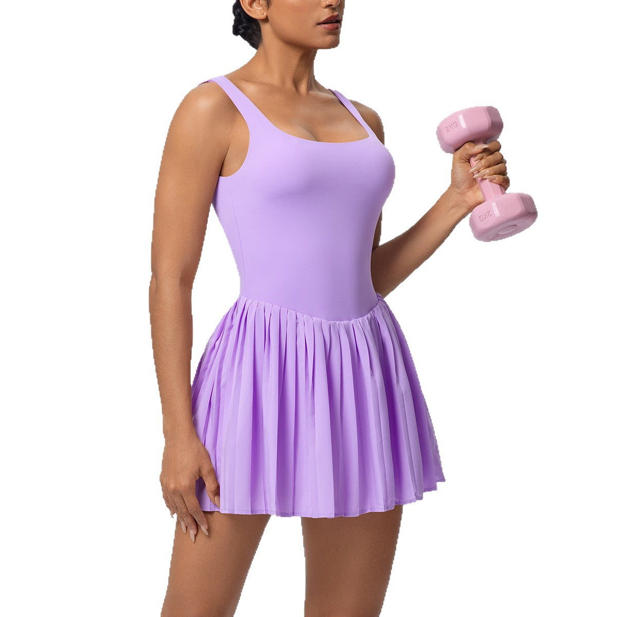 Zweiteiliges Tennis-Fitnesskleid für Damen – Bild 3 | LuxeStyle