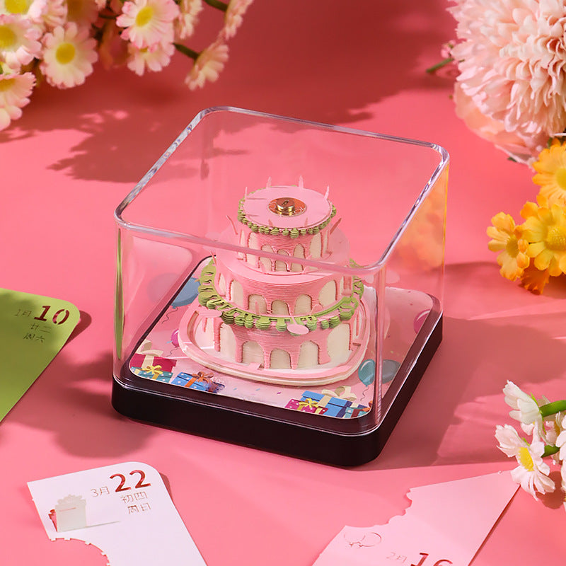 Papier‑Schnitz‑Kalender 3D Notizblock | LuxeStyle