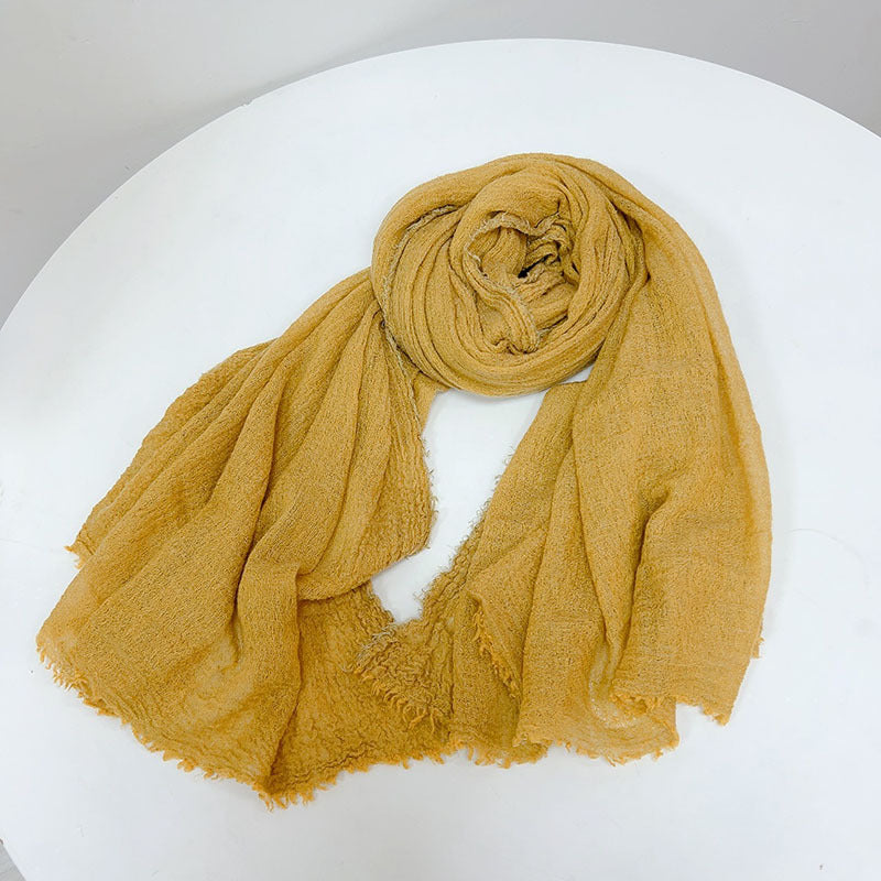 Wollschal in Grautönen – 100 × 210 cm – Bild 17 | LuxeStyle
