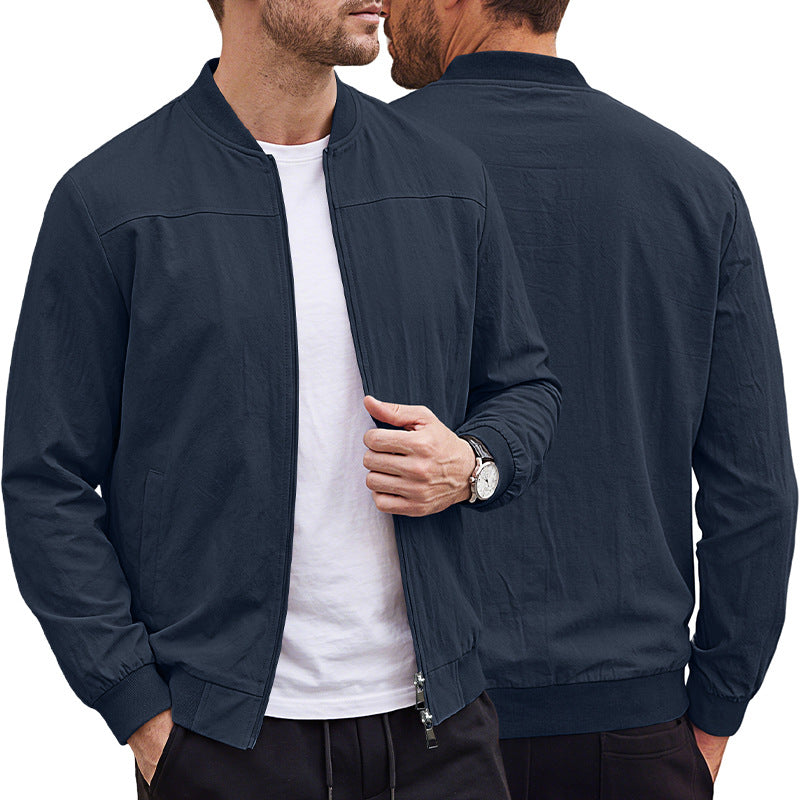 Herren Baseball Sportjacke mit Reissverschluss
