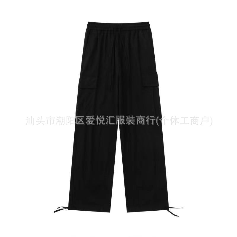 Bequeme Casual Gerade Leg Cargohose Mit Mehreren Taschen Und Elastisch