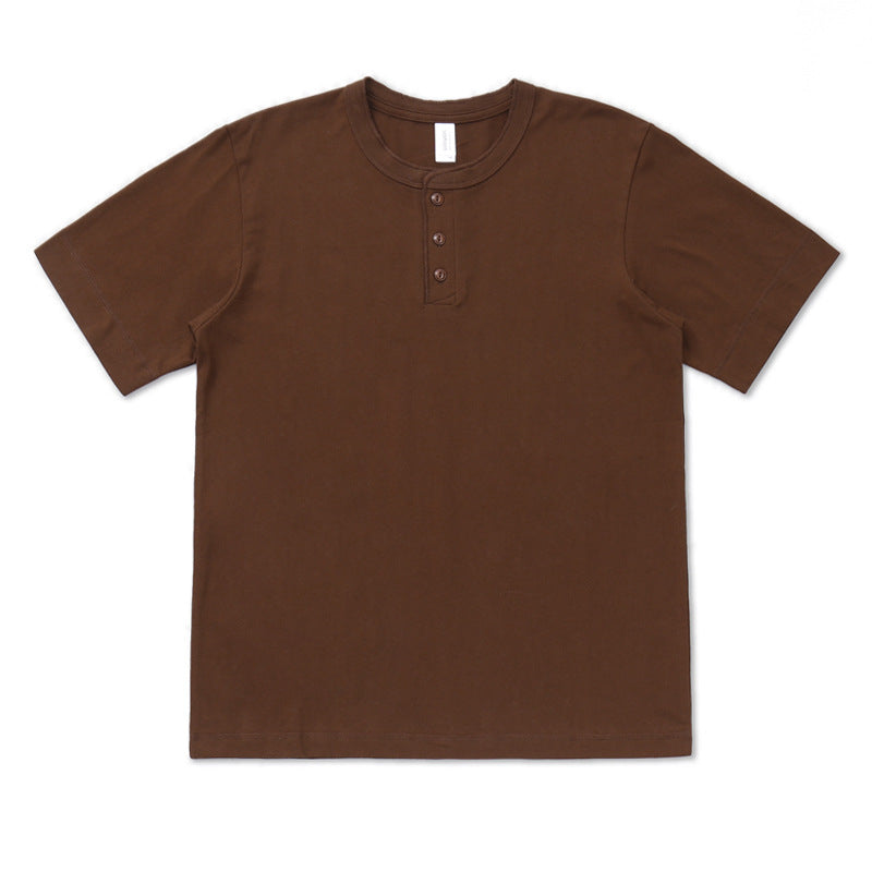 Herren-Mandarin-Kragen Langarmshirt