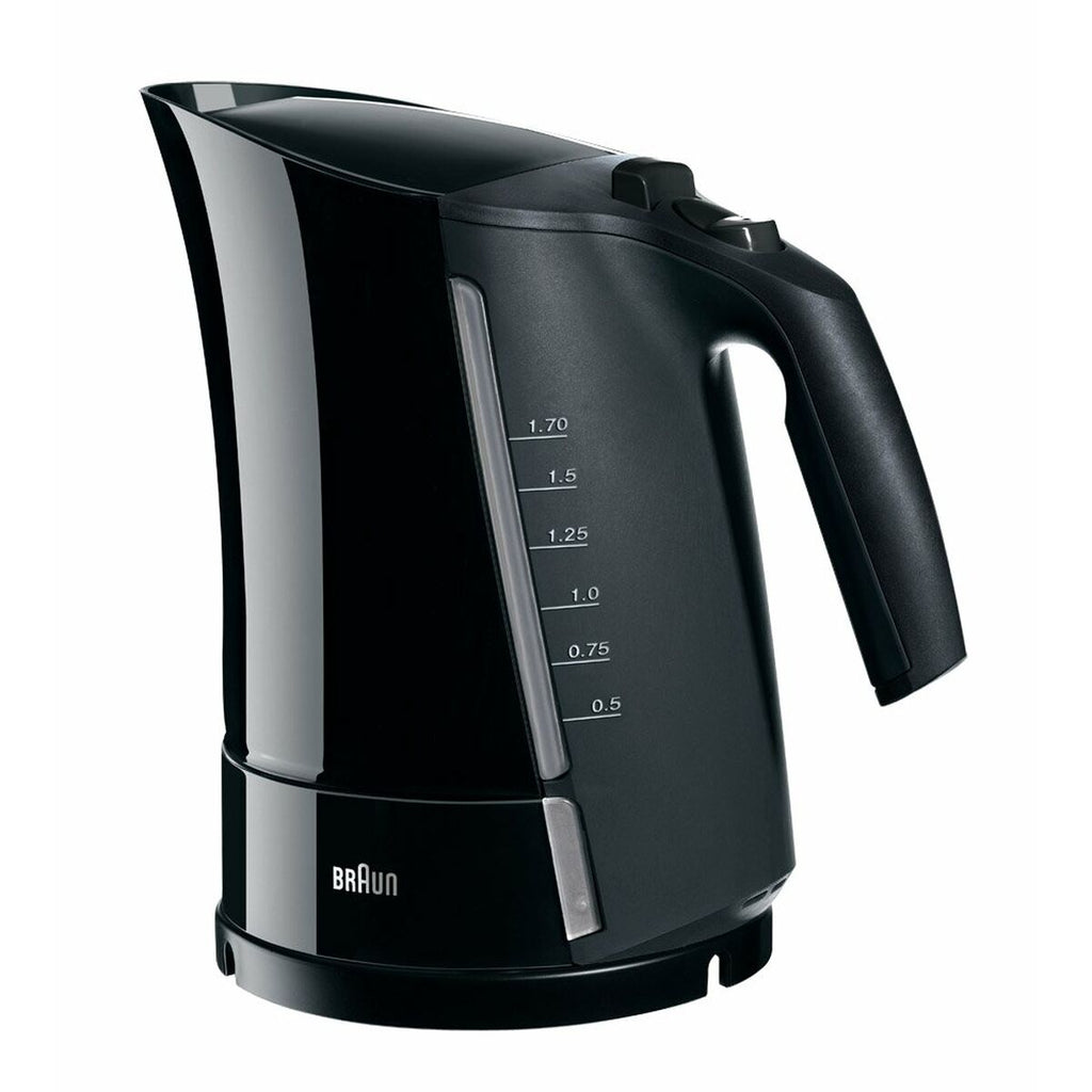 Elektrischer Wasserkocher mit LED-Licht Braun WK300 Schwarz Kunststoff