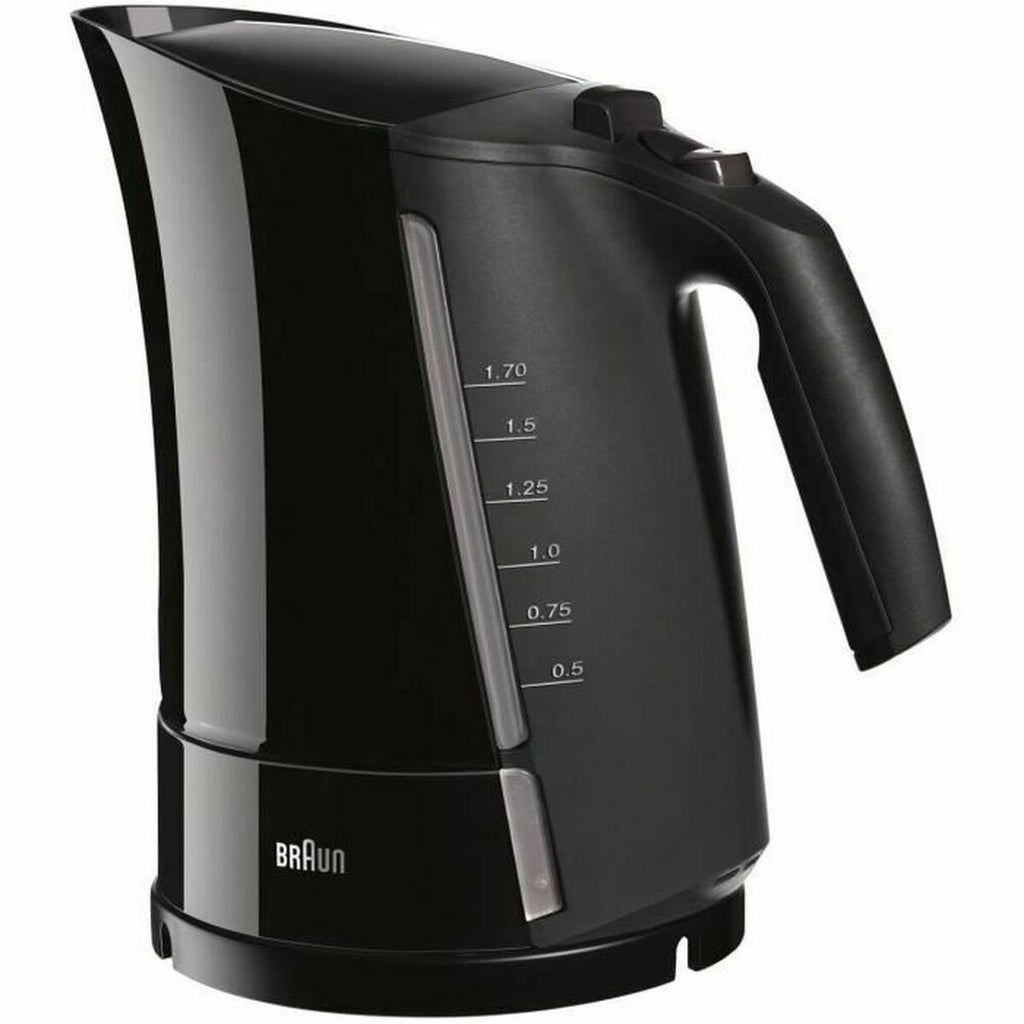 Elektrischer Wasserkocher mit LED-Licht Braun WK300 Schwarz Kunststoff