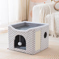 Faltbares Katzenbett mit Plüsch – Bild 2 | LuxeStyle