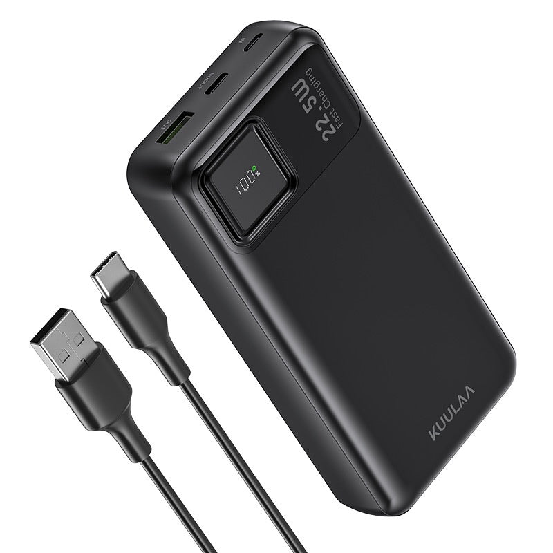 Mini Powerbank mit Digitalanzeige, 20000 mAh