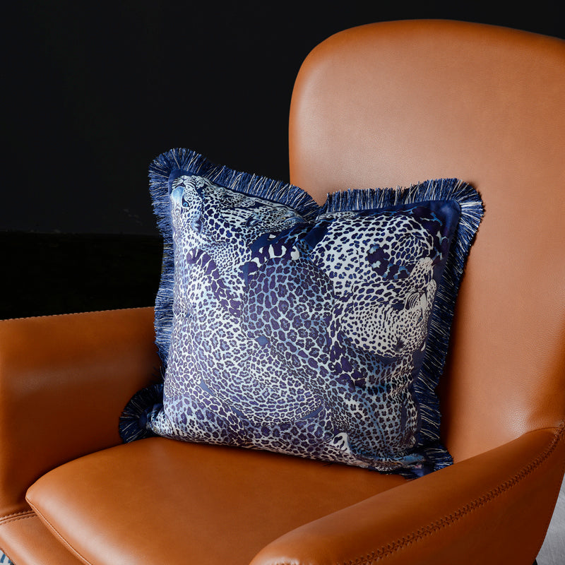Leopard Living Room Kissenbezug mit Quaste