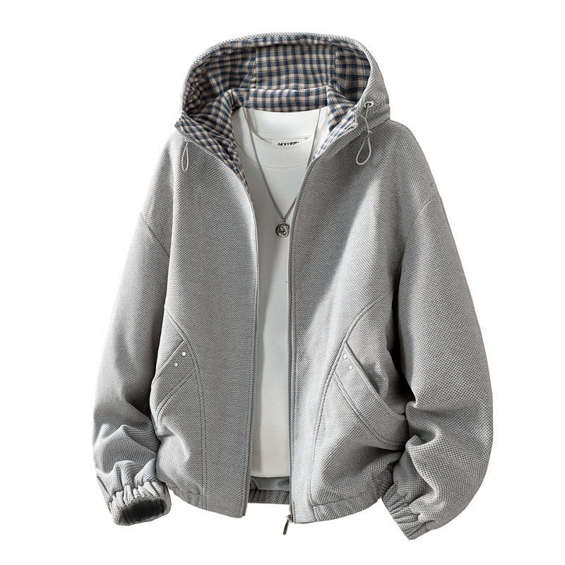 Herren-Kapuzenjacke aus Polyester – Bild 8 | LuxeStyle