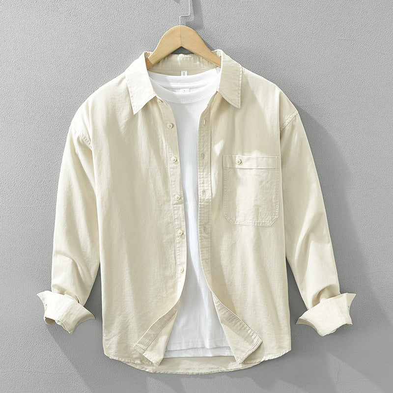 Herren-Langarmshirt im japanischen Stil – Bild 8 | LuxeStyle