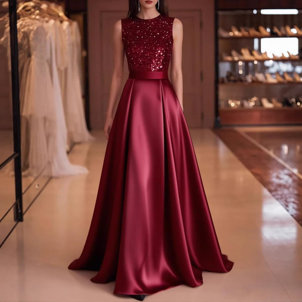 Elegantes ärmelloses Ballkleid
