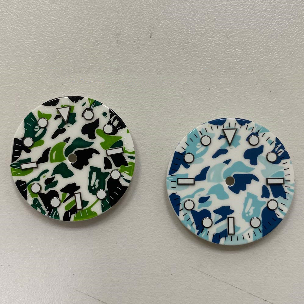 Grünes Leucht-Zifferblatt für Camouflage-Uhren | LuxeStyle