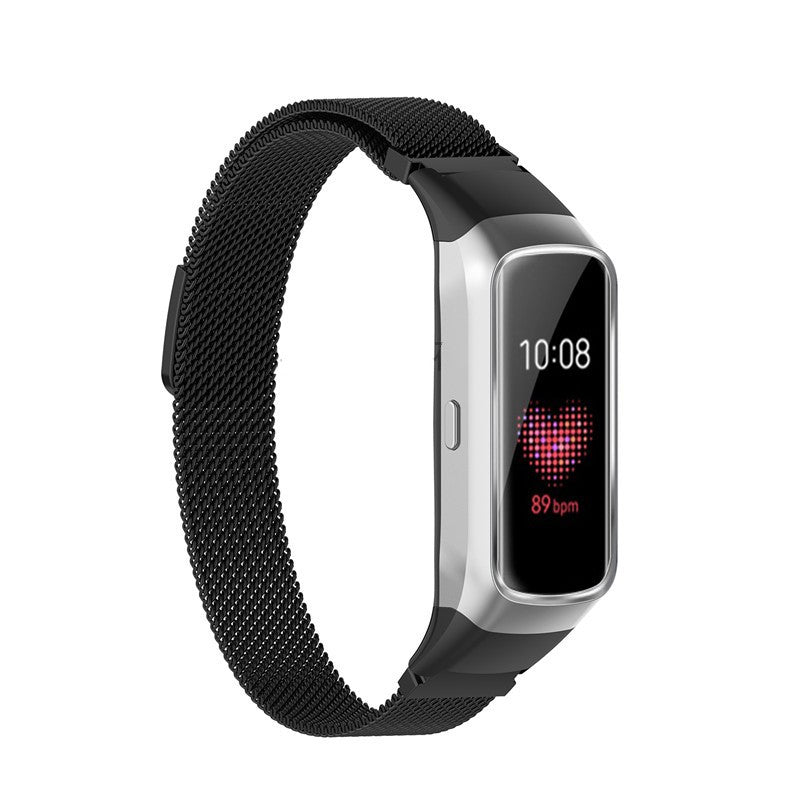 Smart Bracelet mit atmungsaktivem Metallarmband – Ansicht 2
