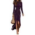 Midi-Kleid mit Taille definierendem Ärmelschlitz – Bild 1 | LuxeStyle