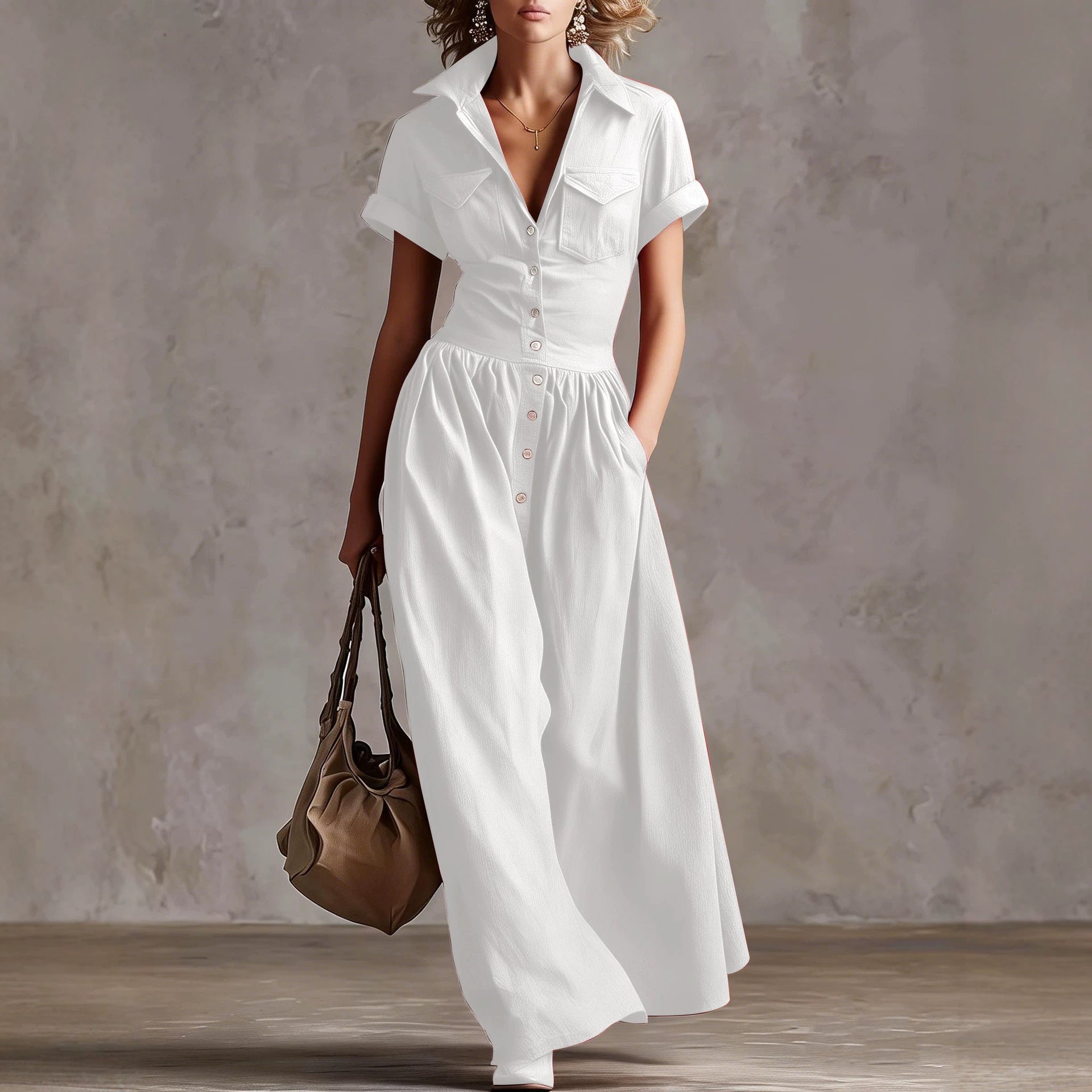 Sommerkleid «Savanna» – Western-Style Midi