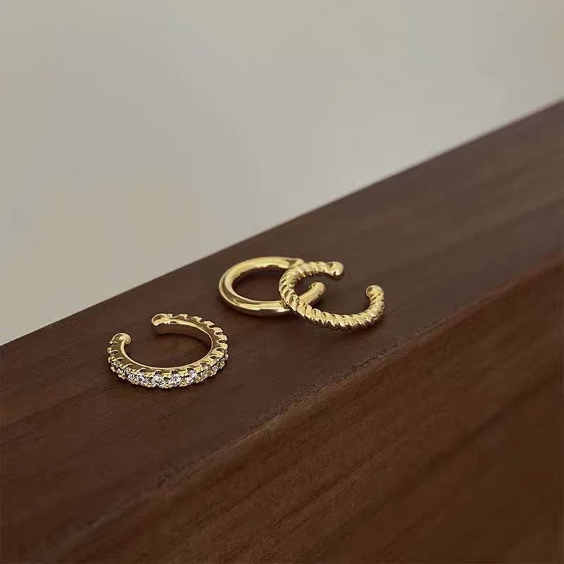 Elegante S925 Silber Ohrclips für Damen