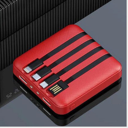 Powerbank mit Spiegel und LED-Anzeige
