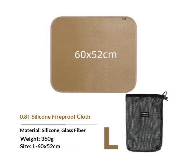 Feuerfeste Silikonstofffläche 45x30 cm – Bild 6 | LuxeStyle