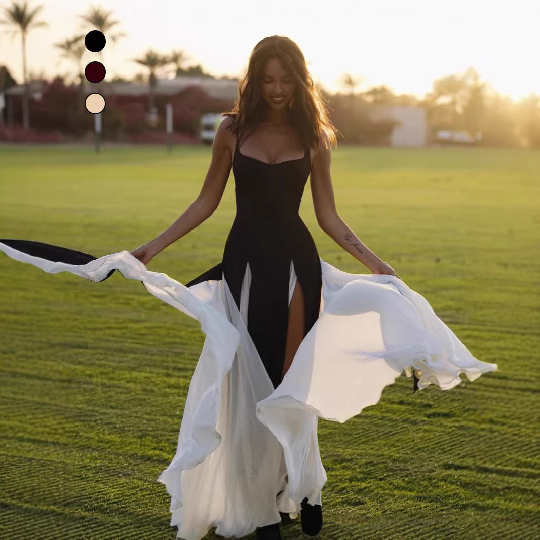 Farbkarierte Schlabberkleid – Bild 2 | LuxeStyle