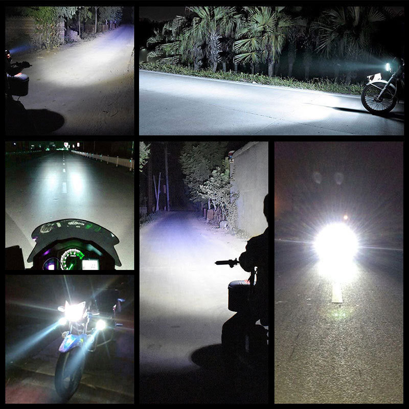 Ultraheller Motorrad-Scheinwerfer mit Fern- und Abblendlicht | LuxeStyle
