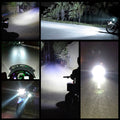 Ultraheller Motorrad-Scheinwerfer mit Fern- und Abblendlicht | LuxeStyle