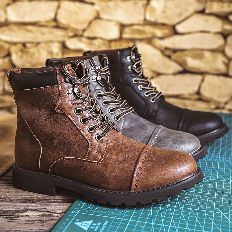 Modische hohe Arbeitsstiefel – Bild 4 | LuxeStyle