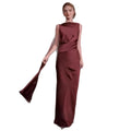 Elegantes Rundhals-Kleid mit Bindeband – Bild 1 | LuxeStyle