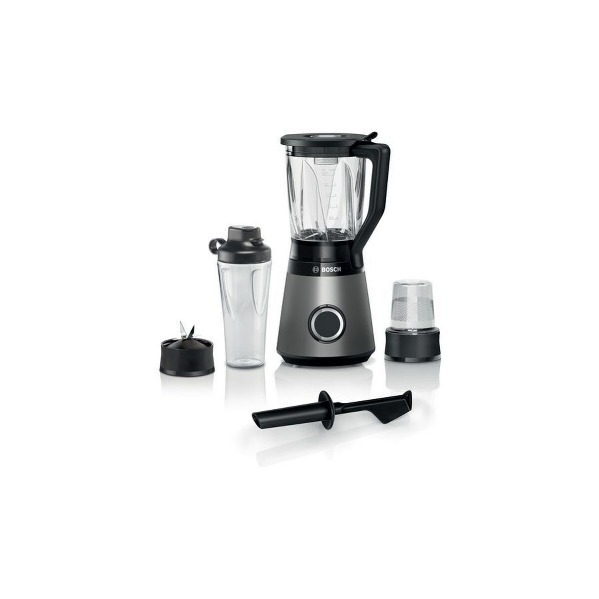 Standmixer BOSCH MMB6177S 1200 W Schwarz Schwarz/Silberfarben Silberfa