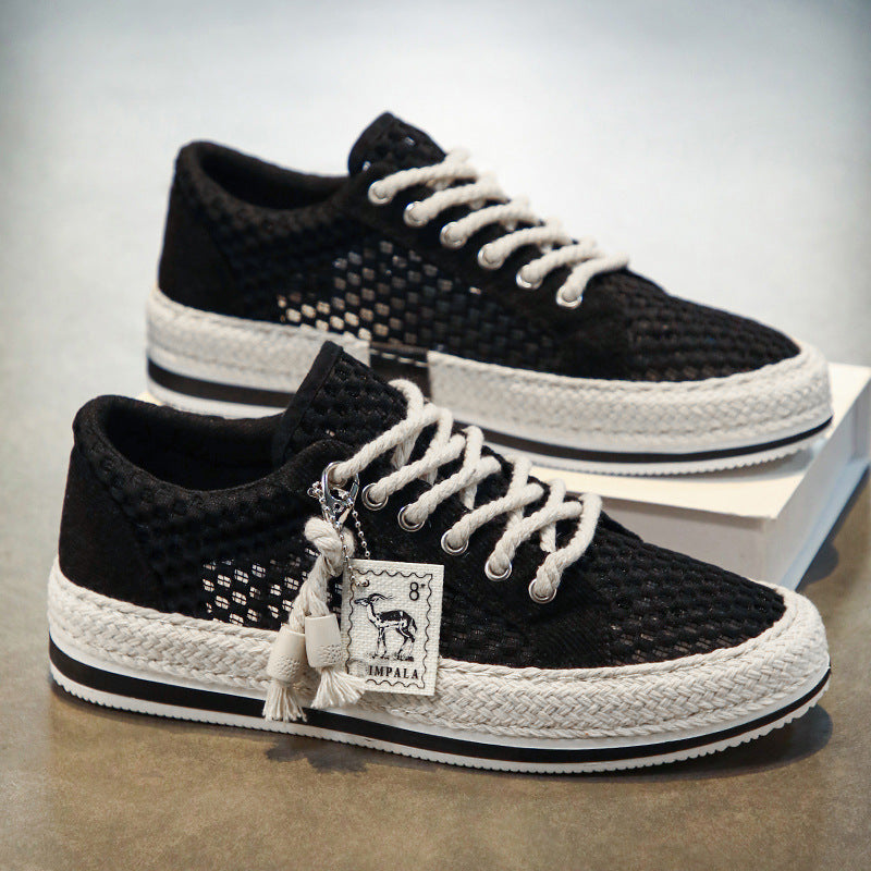Atmungsaktive Herren-Sneaker mit Mesh-Oberfläche – Bild 5 | LuxeStyle