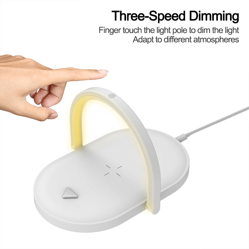 3-in-1 Faltbares Wireless Charger Nachtlicht