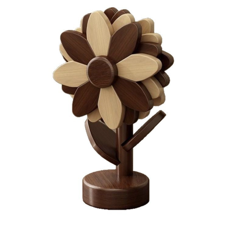 Faltbarer Untersetzer mit Sonnenblumenmuster