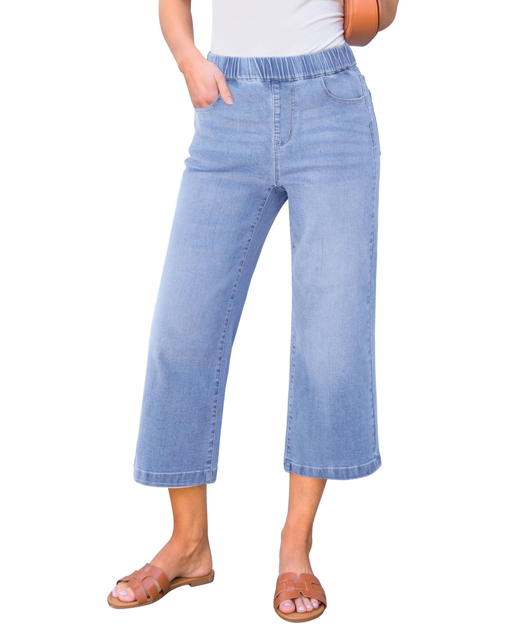 Damen-Hochbund-Stretchjeans
