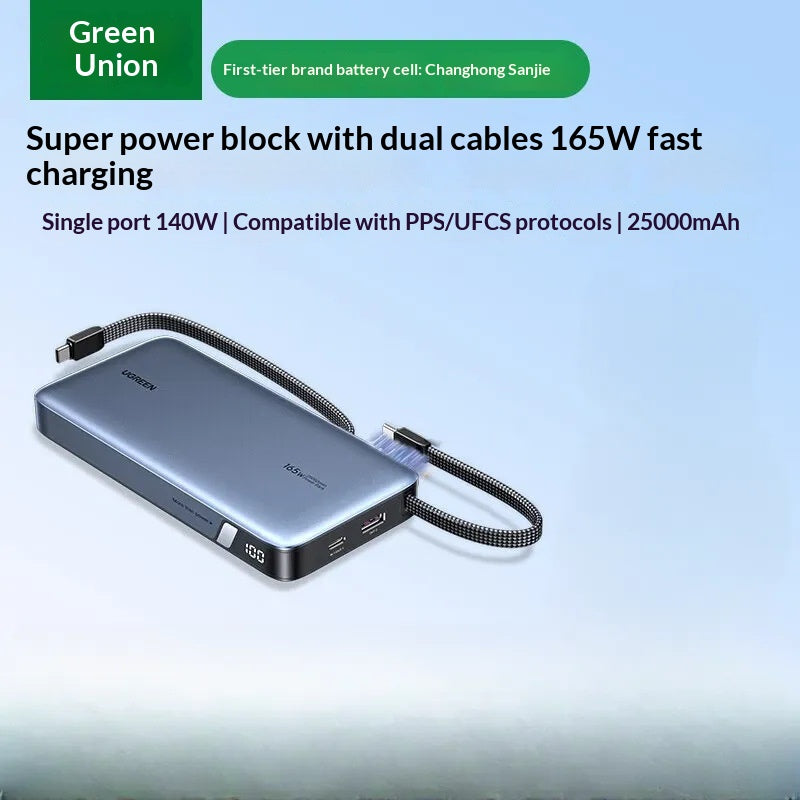 UGREEN 67W Powerbank mit integriertem USB-C Kabel