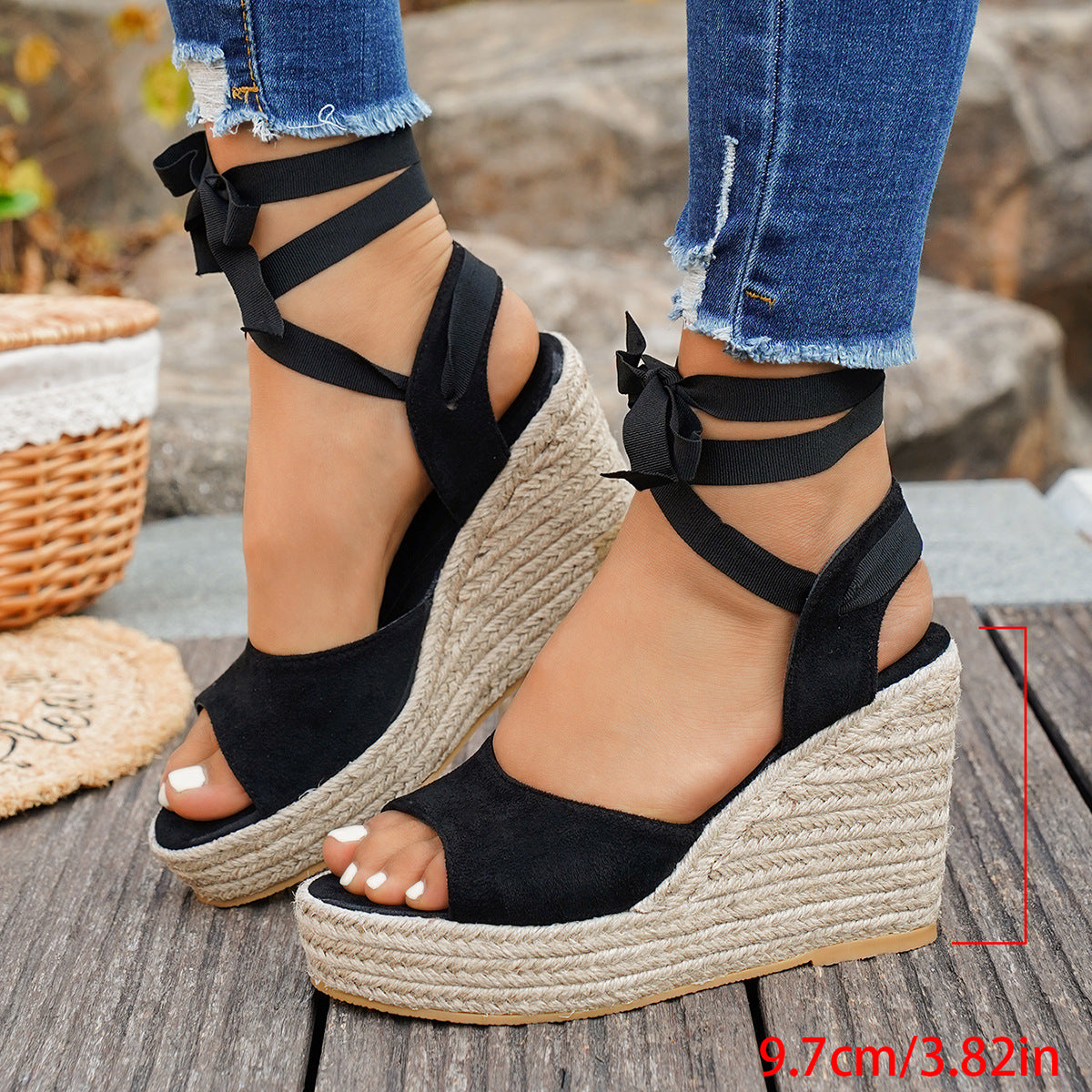 High-Heel Sandalen mit Riemchen